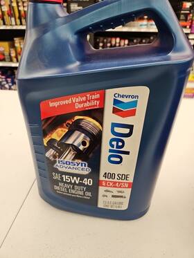 222220478 Chevron Delo 400 Sde Diesel Engine Oil 15w-40 2.5 Gallon Free Ship