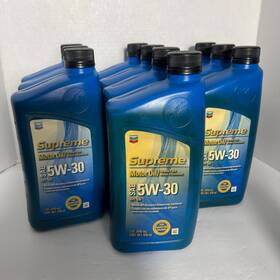 904545-r-01 Chevron 905656-r-01/03/12 Supreme Motor Oil Sae 5w-30 1 Qt/946 Ml 904545-r-01/03/12-pack Of 10