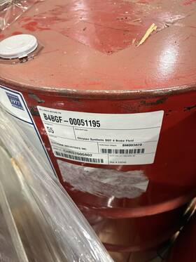 B4bgf-00051195 Chrysan 55 Gal Drum Oem Synthetic Brake Fluid