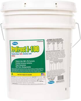 Comstar 35-720 Profrost I-100 100% Propylene Glycol Heat Transfer Fluid With Inhibitor