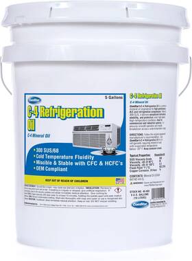 45-005 Comstar C-4/gs Mineral Refrigeration Oil 5 Gallon 68/300 Sus Compressor 45-005 Comstar C-4/gs Mineral Refrigeration Oil 5 Gallon 68/300 Sus Compressor