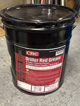 Crc 072213365009 Sl3650 Driller Red Grease Lithium Extreme Pressure Hi-temp 35 Lb Pail Crc 072213365009 Sl3650 Driller Red Grease Lithium Extreme Pressure Hi-temp 35 Lb Pail
