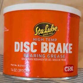 Sl3161 Crc Stalube High Temperature Bearing Grease Can 14 Oz Container Dark Gray