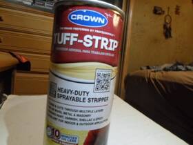 Crown 023857777017 Tuff Strip Heavy Duty Paint Remover Sprayable Stripper Use On Wood Metal Crown 023857777017 Tuff Strip Heavy Duty Paint Remover Sprayable Stripper Use On Wood Metal