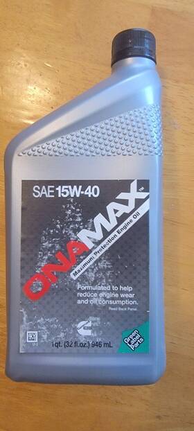 C7b-a063e183 Cummins Onamax Engine Oil 3265336 1 Quart Onan Sae 15w-40