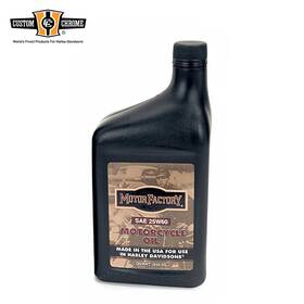 Custom Chrome / Motorfactory 500376 12 Quarts Motor Factory Sae Motorcycle Oil 25w60 Engn
