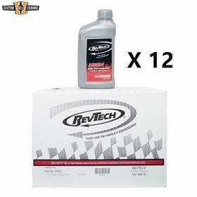 Custom Chrome / Revtech 35055 12 Quart Transmission Lube Sae 80w90 Fits For Harley 4 5 6 Speed Big Twin Models