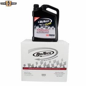 602394 Custom Chrome / Revtech Pure Advanced Motorcycle Lubricant Oil Sae 20w50 3-1 Gallon/case
