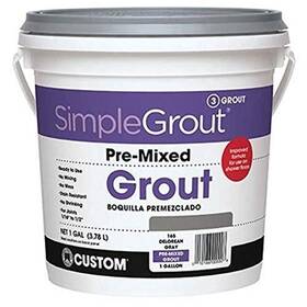 Custom Pmg3811 Gallon Bright White 1 Simple Premium Grout 128 Fl Oz
