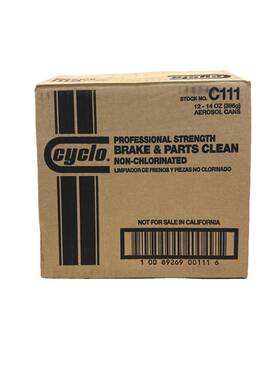 Cyclo 089269001119 Brake And Parts Cleaner Aerosol Non - Case 12 C111
