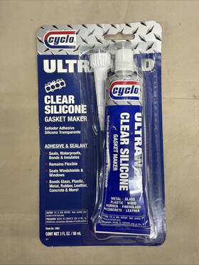 C953 Cyclo Ultraweld Clear Silicone Gasket Maker 3oz Tube