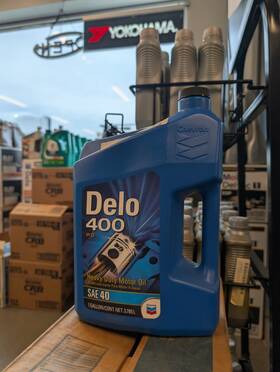 Delo 235120 3x 1gal Case Chevron 400 Sae 40 Heavy Duty Motor Oil
