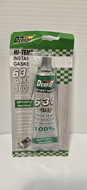 Derfoe 949441126013 Hi Temp Instant Gasket Silicone Polymer 638 Gray 3oz Tube Genuine Oem Derfoe 949441126013 Hi Temp Instant Gasket Silicone Polymer 638 Gray 3oz Tube Genuine Oem