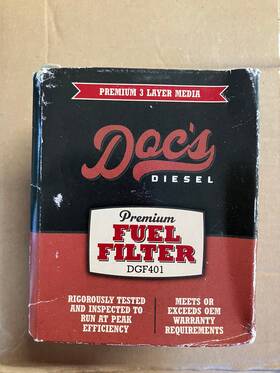 68157291aa Docs Diesel Dgf401 Fuel Filter Fits Ram 6.7l Cummins 2010-2024
