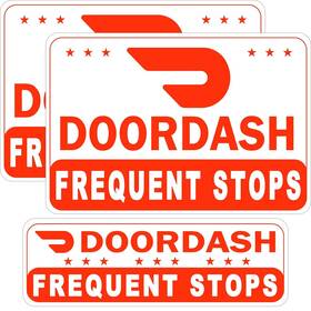 Dddms01 Doordash Magnetic Sign For Car 3 Pack Delivery Driver Signs Dddms01 Doordash Magnetic Sign For Car 3 Pack Delivery Driver Signs