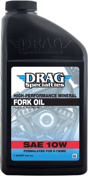 Drag Specialties Oil 198934 Fork - For 10w Medium 1 U.s. Quart