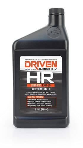 01606 Driven Racing Oil Hr3 Synthetic 15w-50 Performance Street Engine Motor - 4 Quarts
