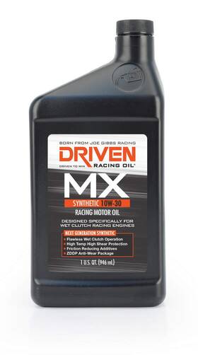 03106 Driven Racing Oil Mx1 10w30 Wet Clutch 1 Quart Bottle 03106 Driven Racing Oil Mx1 10w30 Wet Clutch 1 Quart Bottle