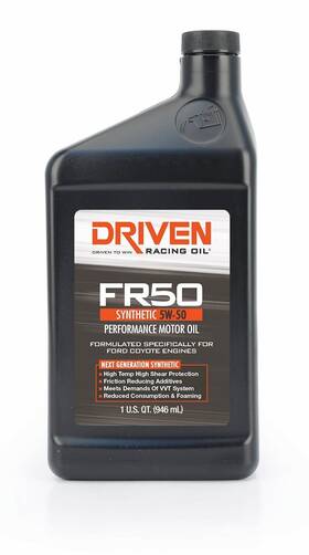 5w-50 Driven Racing Oil 04106 Fr50 Synthetic Street Performance Motor