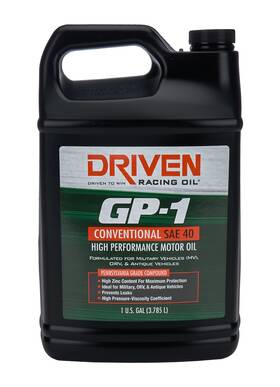 19416 Driven Racing Oil Gp-1 Conventional Sae 40w 1 Gallon 19416 Driven Racing Oil Gp-1 Conventional Sae 40w 1 Gallon