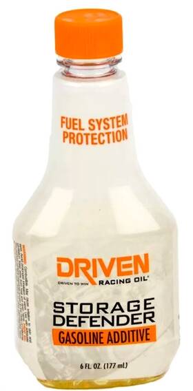 70060 Driven Racing Oil Storage Defender Gasoline Additive Treats 25 Gallons - 6 Oz