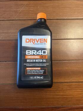 Br-40 Driven Racing Oil Br40 10w-40 1 Quart Break In Br-40 Driven Racing Oil Br40 10w-40 1 Quart Break In
