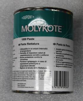 Dupont 1000-paste Molykote 1000 Paste 1 Kg Anti Seize High Temp Expires 3/2030