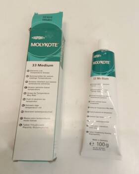 Dupont 4016024 Molykote 33 Medium Extreme Low Temp Grease Silicone Based 100 G