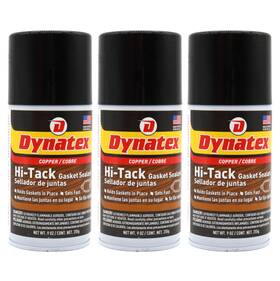 Dynatex 025964493583 Copper Hi-tack Gasket Spray 9 Oz Aerosol 3-pack