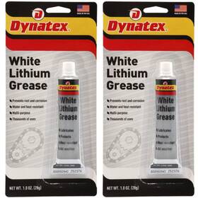 Dynatex 787930055163 White Lithium Grease 1 Oz Tube Multi-purpose 2-pack