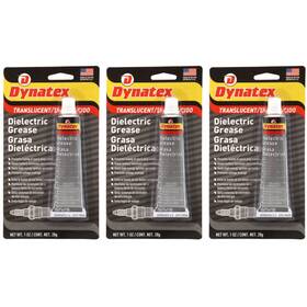Dynatex 787930055415 Dielectric Grease 1 Oz Tube Silicone High Temp 3-pack