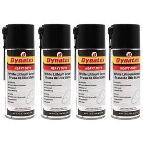 Dynatex 787930056016 White Lithium Grease 10.5 Oz Aerosol Multi-purpose 4-pack