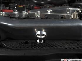 006129ecs01-01kt Ecs - Tuning Billet Engine Oil Dipstick And Funnel Polished Handle