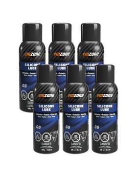 45006 Emzone 6-pack Silicone Lubricant Lube Spray Multi-use 10.6 Oz