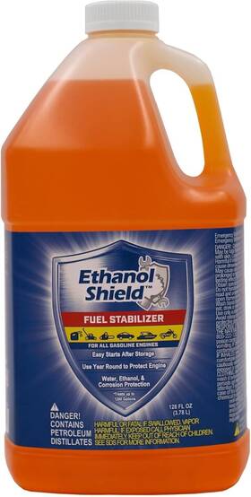 1-128-1 Ethanol Shield Fuel Stabilizer 1 Gallon 128 Oz Prevents Corrosion - Gasoline Treatment 1-128-1 Ethanol Shield Fuel Stabilizer 1 Gallon 128 Oz Prevents Corrosion - Gasoline Treatment