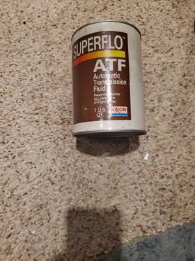 Exxon 077162219564 Superflo Automatic Transmission Fluid 1 Quart Unused