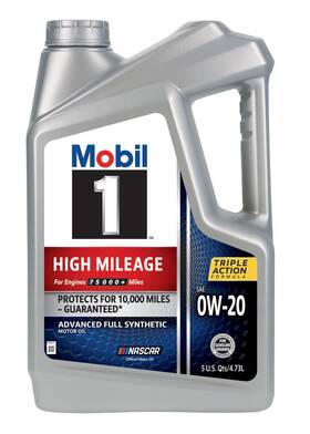 122536 Exxon Mobil 1 High Mileage Motor Oil