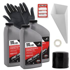 210-1044 Factory Racing Parts Dsa-1 Oil Change Kit Compatible With Kawasaki Brute Force 750