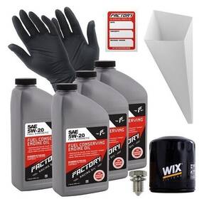 Factory Racing Parts 210-1232 5w20 4 Quart Oil Change Kit Fits Mazda B2300 2.3l L4 2006-2010