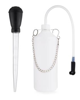 Kim6830 Faitio 1l Brake Fluid Bleeder Bottle Waste Oil Catch
