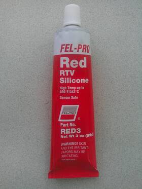 Fel-pro Red3 Fel-pro Red Rtv Silicon High Temp Up To 650f Pack Of Qty. 10 - 3 Oz Tubes