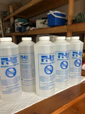 Fhs-smo-hv-6qt Fhs Supply Smokeless Oil Heavy High Performance For Smoking Engines 1 Quart 6 Pack