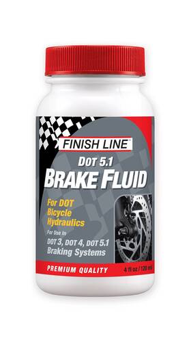 Bd0044801 Finish Line High Performance Dot 5.1 Bicycle Brake Fluid 4-ounce White