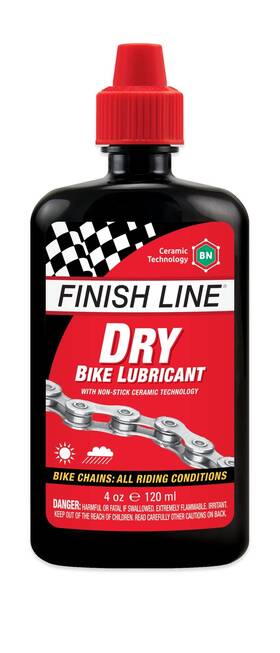 T00046601 Finish Line Dry Bike Lubricant Squeeze 4-ounce 4 Ounce Bottle