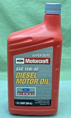 1054481-03 Ford New Genuine Super Duty Sae 15w-40 Diesel Motor Oil 1 Quart