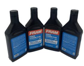 Fram 195580090197 4 Pk Power Steering Fluid 12 Oz Bottle Automotive Pump Oem Car Use