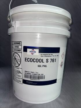 601906985 Fuchs Brand New Sealed Ecocool S 761 5 Gallon Bucket Fast Shipping