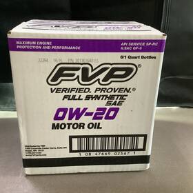 Fvp0w20fsdexos-qt Fvp 0w-20 Full Synthetic Motor Oil 6 Pack Of 1 Qt