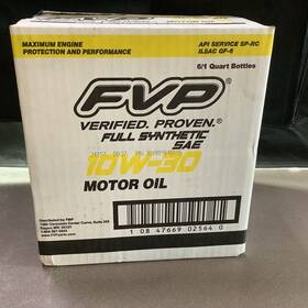 Fvp10w30fs-qt Fvp 10w-30 Full Synthetic Motor Oil 6 Pack Of 1 Qt