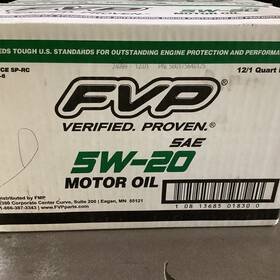 Fvp5w20-qt Fvp 5w-20 Conventional Motor Oil 12 Pack Of 1 Qt